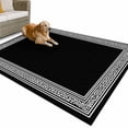 thumbnail image 1 of Outdoor Rug 3x5 ft Black White Greek Key Pattern Waterproof Outdoor Patio Rug Mat Non Slip Outside Area Rugs Carpet for RV,Camping,Porch,Deck,Pool,Balconybackyard,Geometric Modern, 1 of 9