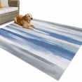 thumbnail image 1 of Outdoor Rug 4x6 ft Blue Grey Paint Waterproof Outdoor Patio Rug Mat Non Slip Outside Area Rugs Carpet for RV,Camping,Porch,Deck,Pool,Balcony,Backyard, Abstract Art Texture, 1 of 9