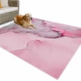 thumbnail image 1 of Outdoor Rug 4x6 ft Pink Marble Textured Waterproof Outdoor Patio Rug Mat Non Slip Outside Area Rugs Carpet for RV,Camping,Porch,Deck,Pool,Balconybackyard,Abstract Ocean Fluid Art, 1 of 9