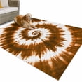 thumbnail image 1 of Outdoor Rug 5x8 ft Abstract Explosion Tie Dye Waterproof Outdoor Patio Rug Mat Non Slip Outside Area Rugs Carpet for RV,Camping,Porch,Deck,Pool,Balconybackyard,Brown White, 1 of 9