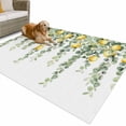 thumbnail image 1 of Outdoor Rug 5x8 ft Tropical Waterproof Outdoor Patio Rug Mat Non Slip Outside Area Rugs Carpet for RV,Camping,Porch,Deck,Pool,Balconybackyard,Lemon Leaf Fruit Yellow Green, 1 of 9
