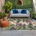 thumbnail image 1 of Outdoor Rug 5x8ft Palm Tree Leaves Branch Large Area Rug Plant Nature Indoor Outdoor Carpet Outdoor Rugs Mats for Patio Camping,RV,Front Door, Outside Decor, 1 of 9