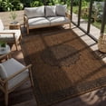 thumbnail image 1 of Outdoor Rug 6x9 Medallion Modern Area Rugs For Indoor And Patios Kitchen Hallway Mats Washable Porch Deck Outside Carpet (medallion 6 X 9), 1 of 9
