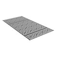 thumbnail image 1 of Outdoor Rug 9x18 Reversible RV Camping Mat - Black & White Chain Pattern with Carry Bag - Patio Deck Rug Waterproof Quick Dry, 1 of 9