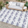 thumbnail image 1 of Outdoor Rug Carpet, 9x12 Ft Non Slip Washable Rug, Rustic Large Floor Mat, Modern Area Rug for Backyard Garden Picnic Beach Living Room Blue, 1 of 8