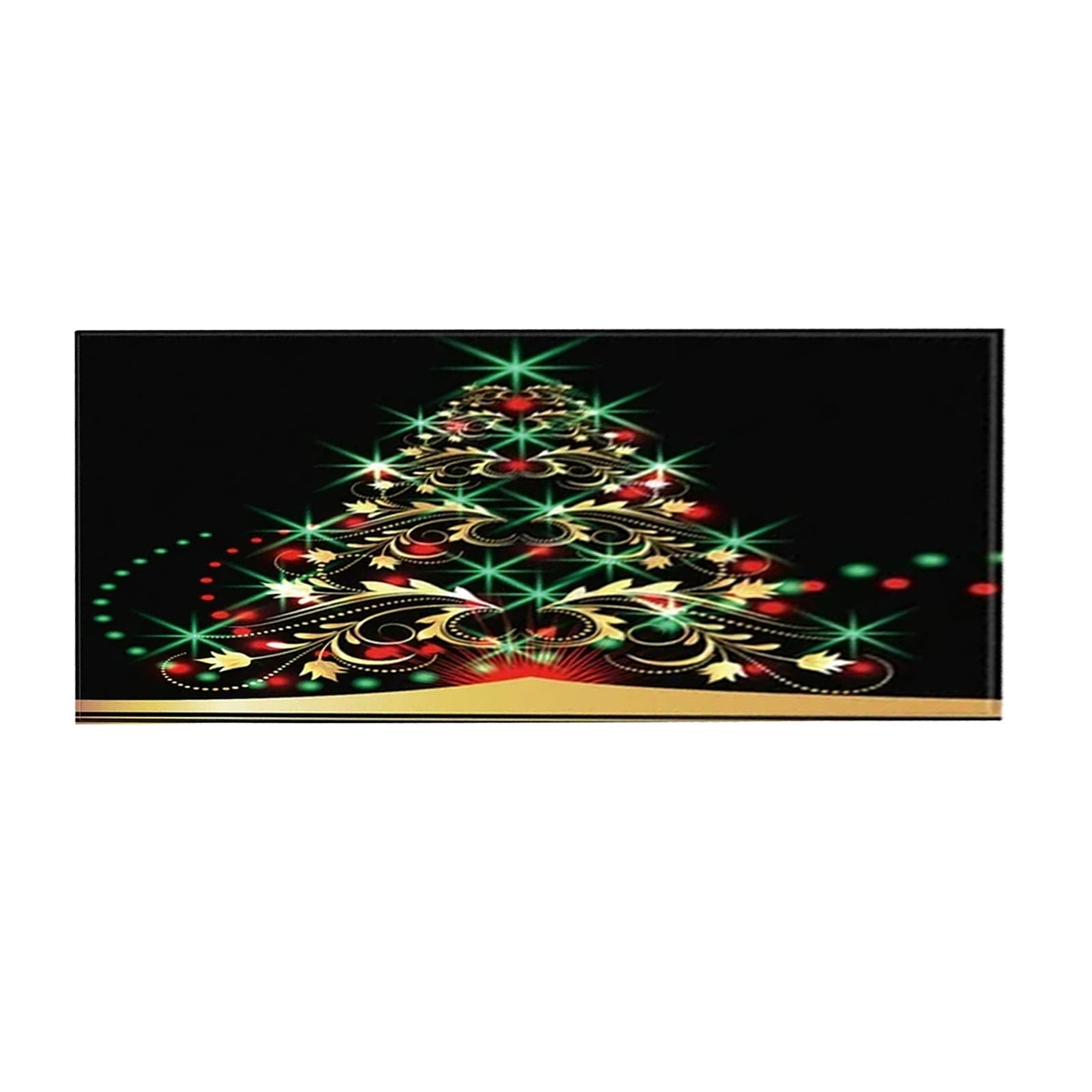 Outdoor Rug Christmas Area Rug Non Slip Low Pile Carpet Rug Indoor