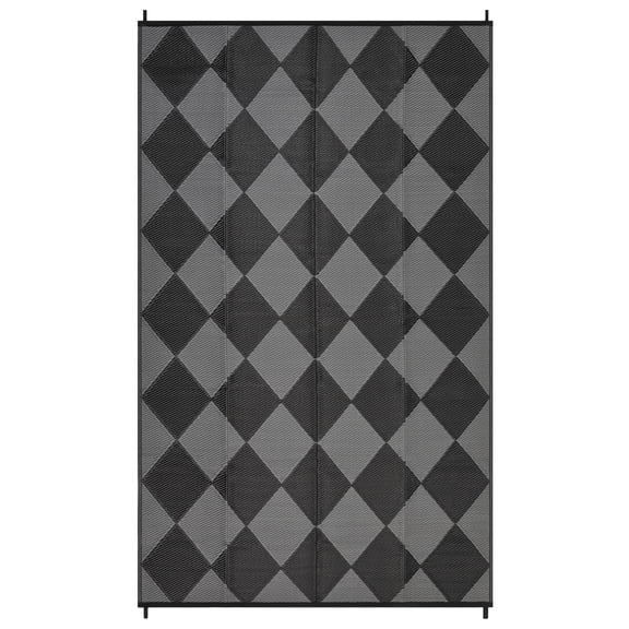 Outdoor Rug Patio Rug, Weatherproof & Reversible Indoor/Outdoor Area Rug, Waterproof Plastic Mat with Heat-Sealed Edges