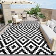 thumbnail image 1 of Outdoor Rug for Patio,Waterproof Reversible,Non-Slip Large Area Rug for Camping, RV, Deck, Balcony, Backyard, Multiple Sizes & Patterns, 1 of 5