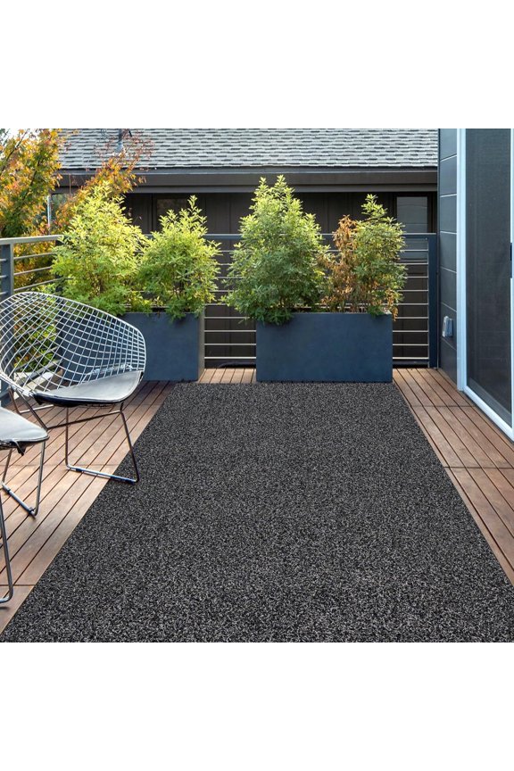 Outdoor Rug Waterproof Area Rugs Outdoor Patio Rug Carpet Entryway Mat Grey