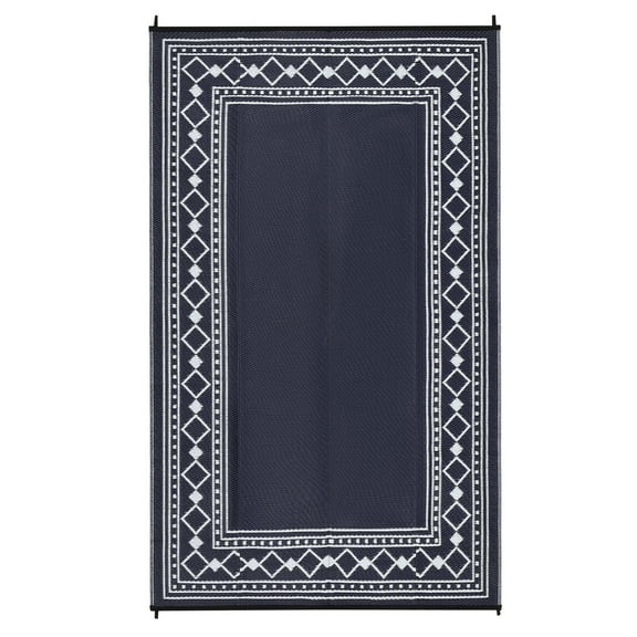 8x1 Area Rugs for Patio Outdoor Rug Waterproof Reversible Patio Rugs ...