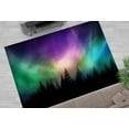 thumbnail image 1 of Outdoor Rugs, Nursery Rug, View Rugs, Canadian Forest Rug, Large Rug, Aurora Borealis Landscape Rugs, Cosmos Rug, Colorful Sky Rugs, 2.6'x6.5' - 80x200 cm, 1 of 8