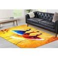 thumbnail image 1 of Outdoor Rugs, Red Rugs, Three Ballerinas Painting Rugs, African Woman Rugs, Modern Rugs, Easy To Clean Rugs, 3D Printeds Rugs, Yellow Rugs, 2.6'x9.2' - 80x280 cm, 1 of 4