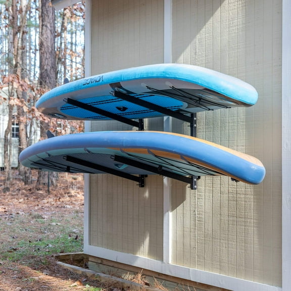 Outdoor SUP Storage Rack | Wall Mount | Holds up to 2 Paddleboards