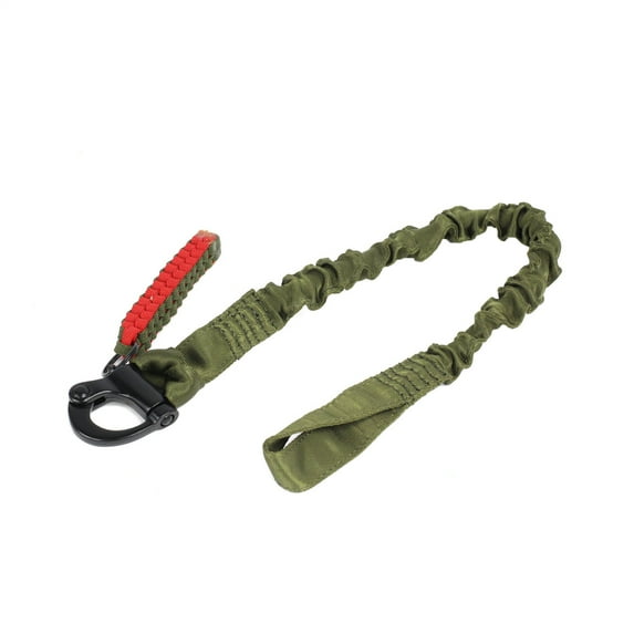 Outdoor Safety Rope Portable High Strength Stable Indeformable Lightweight Survival Nylon Weaving Climbing Safety Rope Climbing Gear-Army Green