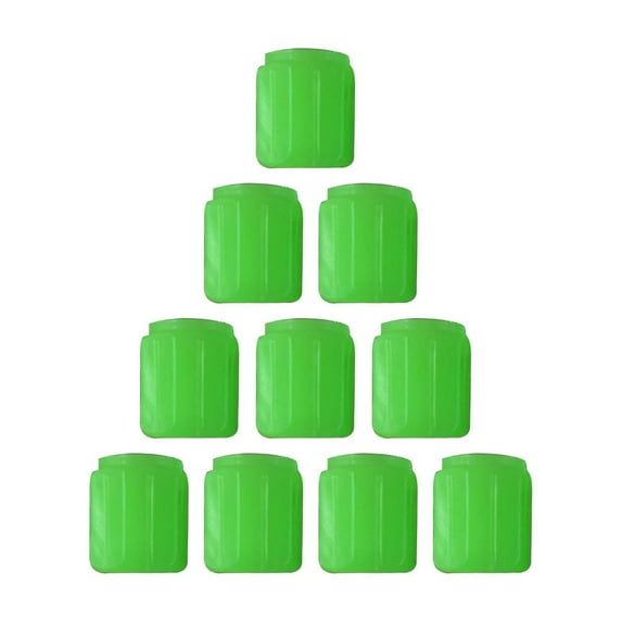 Kyusrd Universal Fluorescent Car Tire Valve-Caps, 12Pcs Tire Valves- Caps, Tire Pressure Caps For Most Cars, Motorcycles, SUV, Trucks, And Bicycles