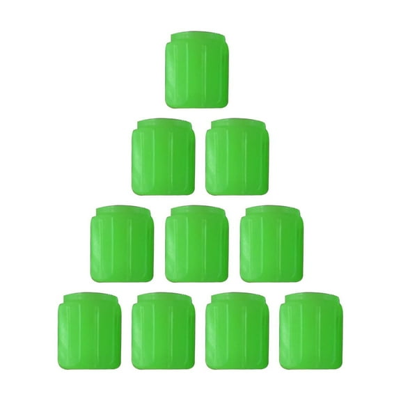 Kyusrd Universal Fluorescent Car Tire Valve-Caps, 12Pcs Tire Valves- Caps, Tire Pressure Caps For Most Cars, Motorcycles, SUV, Trucks, And Bicycles