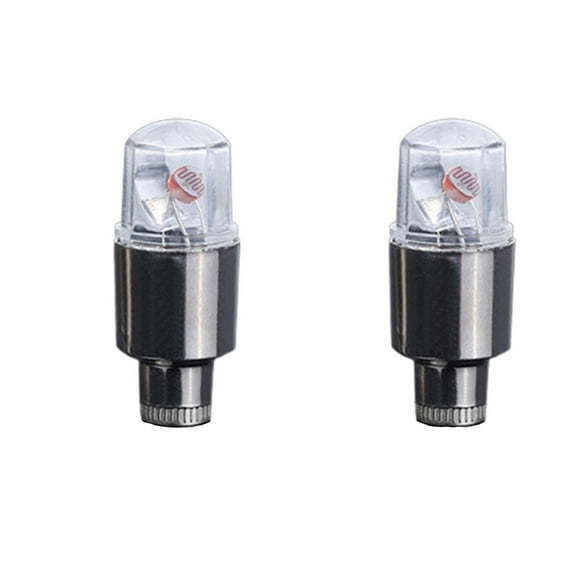 Kyusrd 2pcs LED Tire Caps Neon Auto Accessories Bike Bicycle Car Auto