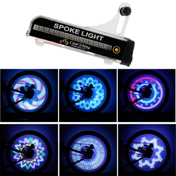 Kyusrd 32 LED Motorcycle Cycling Bicycle Bike Wheel Signal Tire Spoke Light Changes