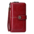 thumbnail image 1 of Outdoor Savings Project Clearance! Kyusrd Antimagnetic Wallet Long Zipper Women's Wallet Leather Wallet New Large Capacity Handbag In Europe And America, 1 of 2