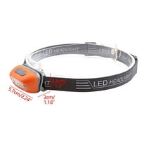 Kyusrd Induction Headlight Strong Light Rechargeable Super Bright Mounted Night Fishing Light Outdoor LED Flashlight Miner's Lamp