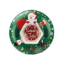 Kyusrd Inflatable Sled Snow Tube Winter Practical Large Size Snow Tube Adult Ski Lap Children Ski Mat