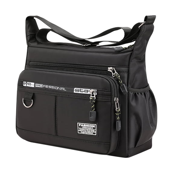 Kyusrd Large-capacity Men's Backpack Shoulder Bag Wear-resistant Backpack Multi-pocket Business Casual Men's Messenger Bag