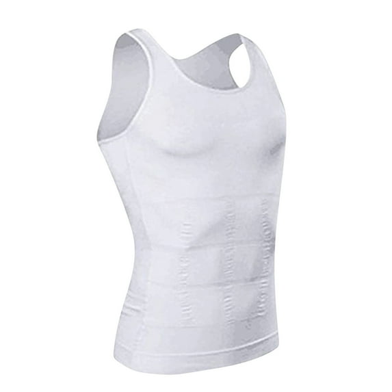 Kyusrd Male Shaper Tank Slim Underwaist For Men Body Shaper Compression Shirt