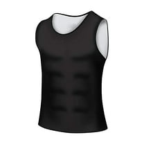 Kyusrd Men’s Sweating Elastic Shapewear Workout Tank Tops Vest