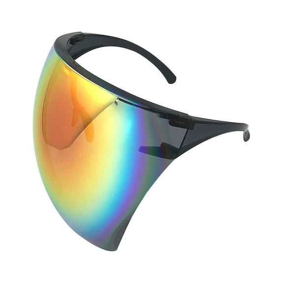 Kyusrd Multicolor Protective Sunglasses Lightweight Visor Full Face Cover 400