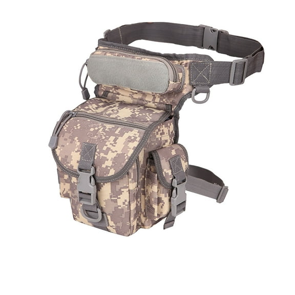 Kyusrd Nylon Men Waist Pack Leg Travel Belt Bag Hiking Hunting Camping Cycling