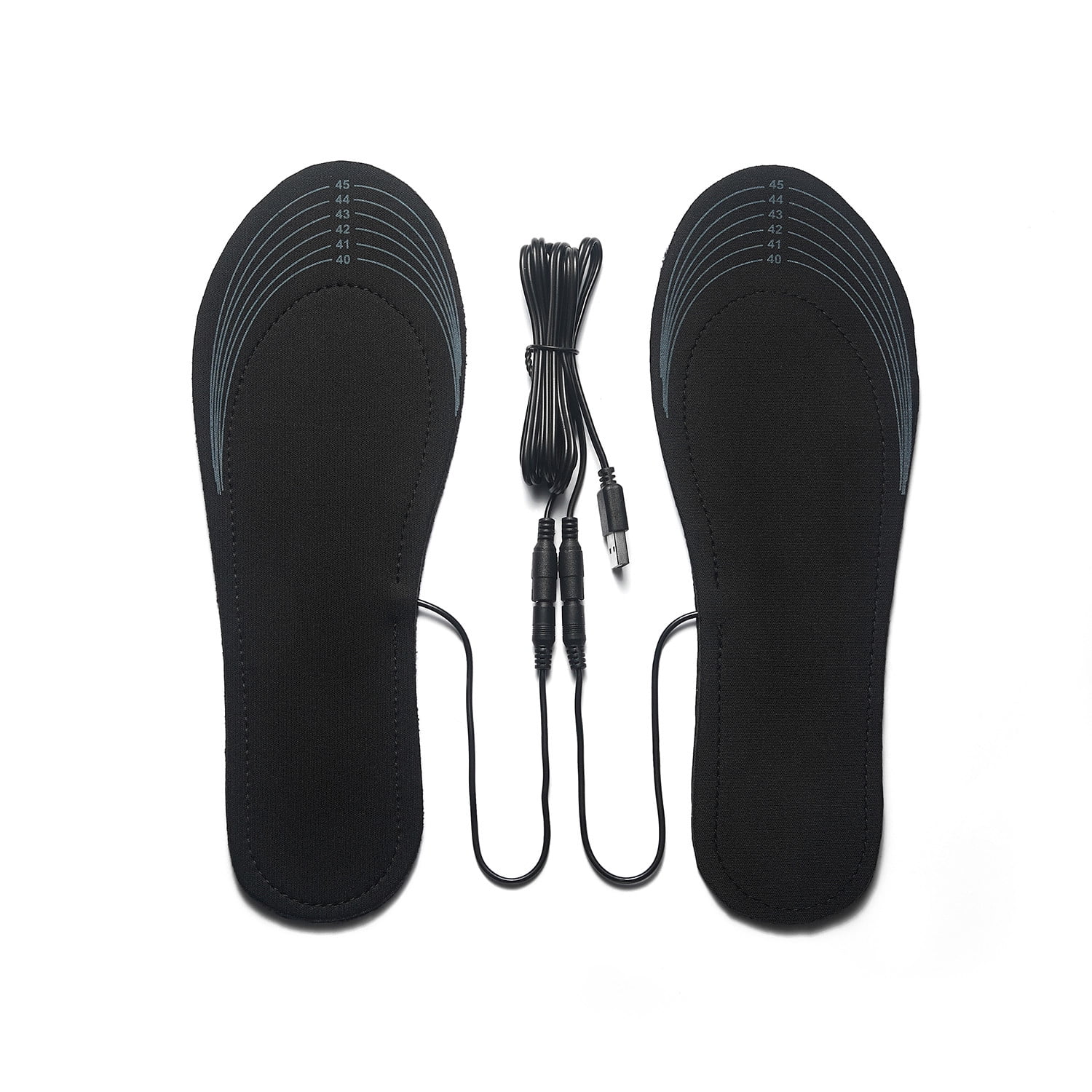 Plug The Insole Kyusrd USB Plug-in Heat Insole Foot Warmers Pluggable Rechargeable ...