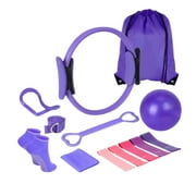 Kyusrd Yoga Pilates 13 Piece Fitness Set Home Exercise Novice Yoga Equipment Accessories