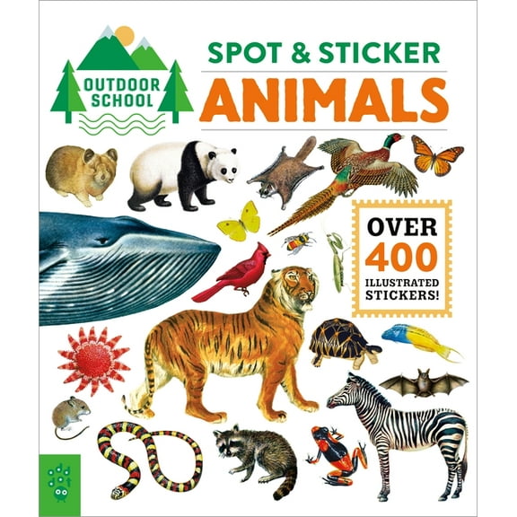 Outdoor School Outdoor School: Spot & Sticker Animals, (Paperback)