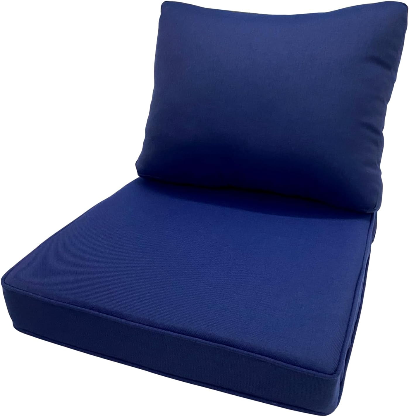 Outdoor Seat/Back Deep Chair Cushion Set for Patio Furniture - Lounge ...