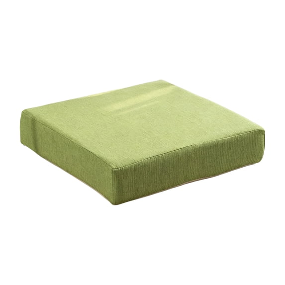 Outdoor Seat Bottom Cushion, 15.7x15.7 Inch Seat Cushion Support Pad for Sofa Chair Indoor Outdoor Bench Floor Seating Square Furniture Accessory for Living Room, 1Pack Green
