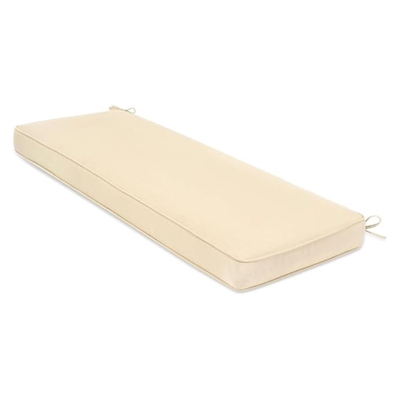 Outdoor Seat Cushion, 46.5x17.7x3 Inch Water-Resistant Patio Furniture Cushion, Loveseat, Replacement Pad with Ties