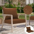 thumbnail image 1 of Outdoor Seat Cushion Set 19 x 19 Inch Waterproof & Fade Resistant Patio Furniture Cushions with Removable Cover, Outdoor Sofa Replacement Seat & Back Cushions for Chair Sofa Couch, Brown, 1 of 10