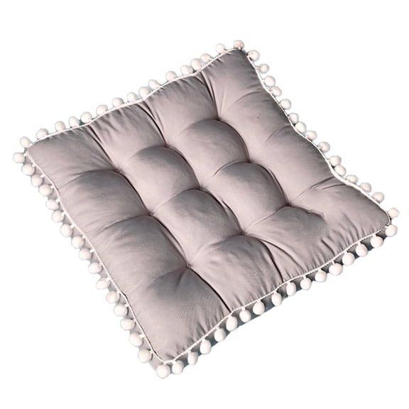 Outdoor Seat Cushion with Non-Slide Bottom and Fixed Belt Style Concept for Chairs 18 in x 18 in x 3 in