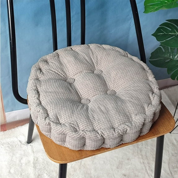 Outdoor Seat Cushions Clearance, 13.78x13.78in Office Chair Pillow Chair Padding, Porch Cushions Office Chair Pillow, Kitchen Table Chair Cushions(Gray)