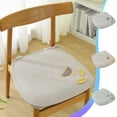 thumbnail image 1 of Outdoor Seat Pads Seat Cushionss 45x23.5 Fours Seasons Fabric Cotton Non Slip Sitting Chair Cushions Office Computer Deat Thin Cushions Antis Cats Scratch Seat Cushions Gray, 1 of 7