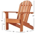 thumbnail image 1 of Outdoor Seating Wooden Kid's Adirondack Chair for Indoor and Outdoor, Natural Cedar Patio Lounge Chiar for ,Garden Seating, 1 of 10