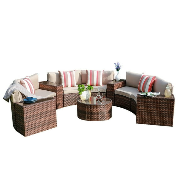 Half Moon Outdoor Sectional
