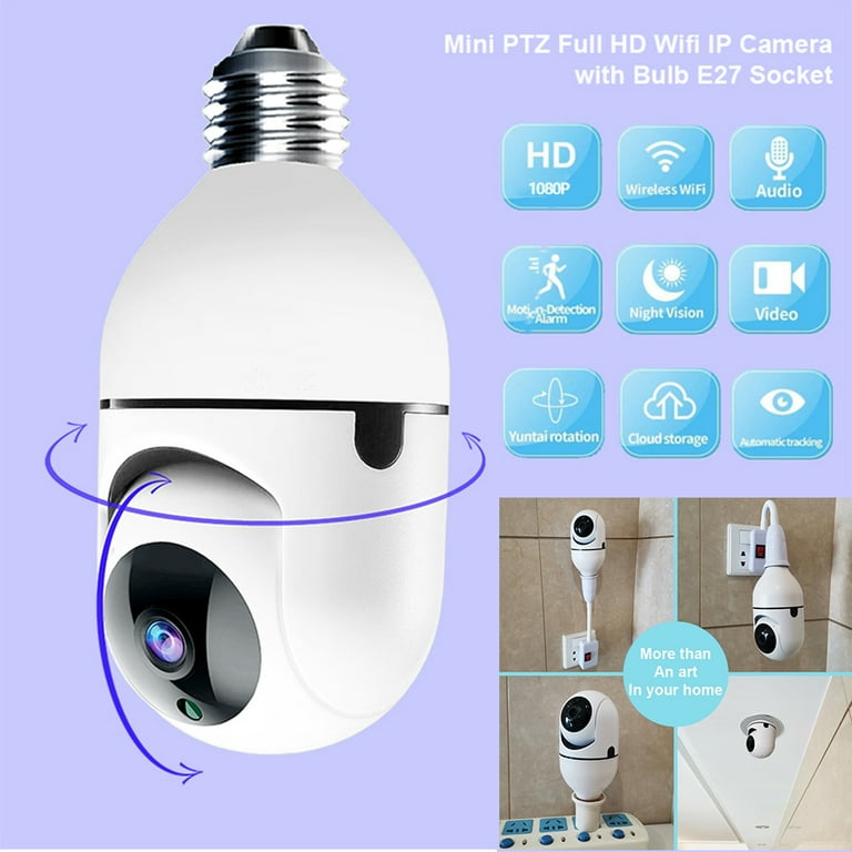 Outdoor Security Camera 1080P Home WiFi IP Camera Two Way Audio Motion Detection Clear Night Vision Camera