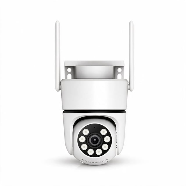 Outdoor Security Camera, 3MP Wi-Fi 6 Pan-Tilt, IP65 Weatherproof, 20m ...