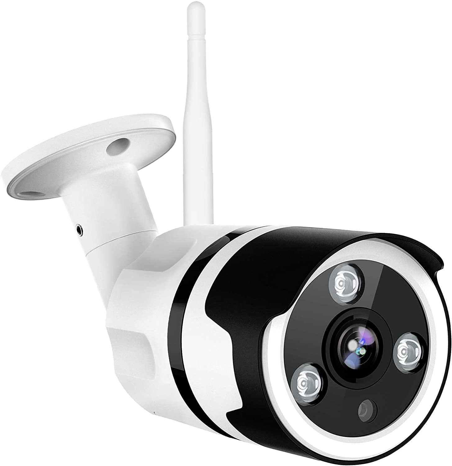 Outdoor Security Camera, Netvue WiFi Surveillance Camera with Motion Detection Weatherproof Night Vision-White