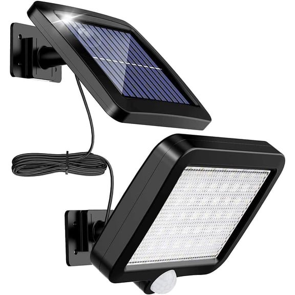 Outdoor Security Lights, Solar Lights Outdoor with Split Design & Adjustable Lighting Modes, Motion Sensor for Patio Yard Driveway Porch (IP65 Rated)