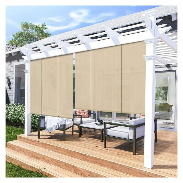 Outdoor Shade, Roll Up Shade Blind Sun Shade for Patio Porch Back Yard
