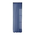 thumbnail image 1 of Outdoor Sheer Curtains for Patio and Porch, Waterproof UV Resistant Voile Rod Pocket Curtains, Light Filtering Privacy Protection, Durable and Easy to Clean,Navy, 1 of 5