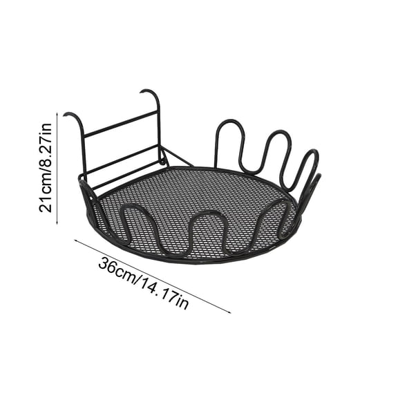 Outdoor Shoe Drying Rack with Hanging Design — Space-Saving, Durable Iron Material, Supports Multiple Shoes and Insoles, Quick Water Drainage, Easy Installation