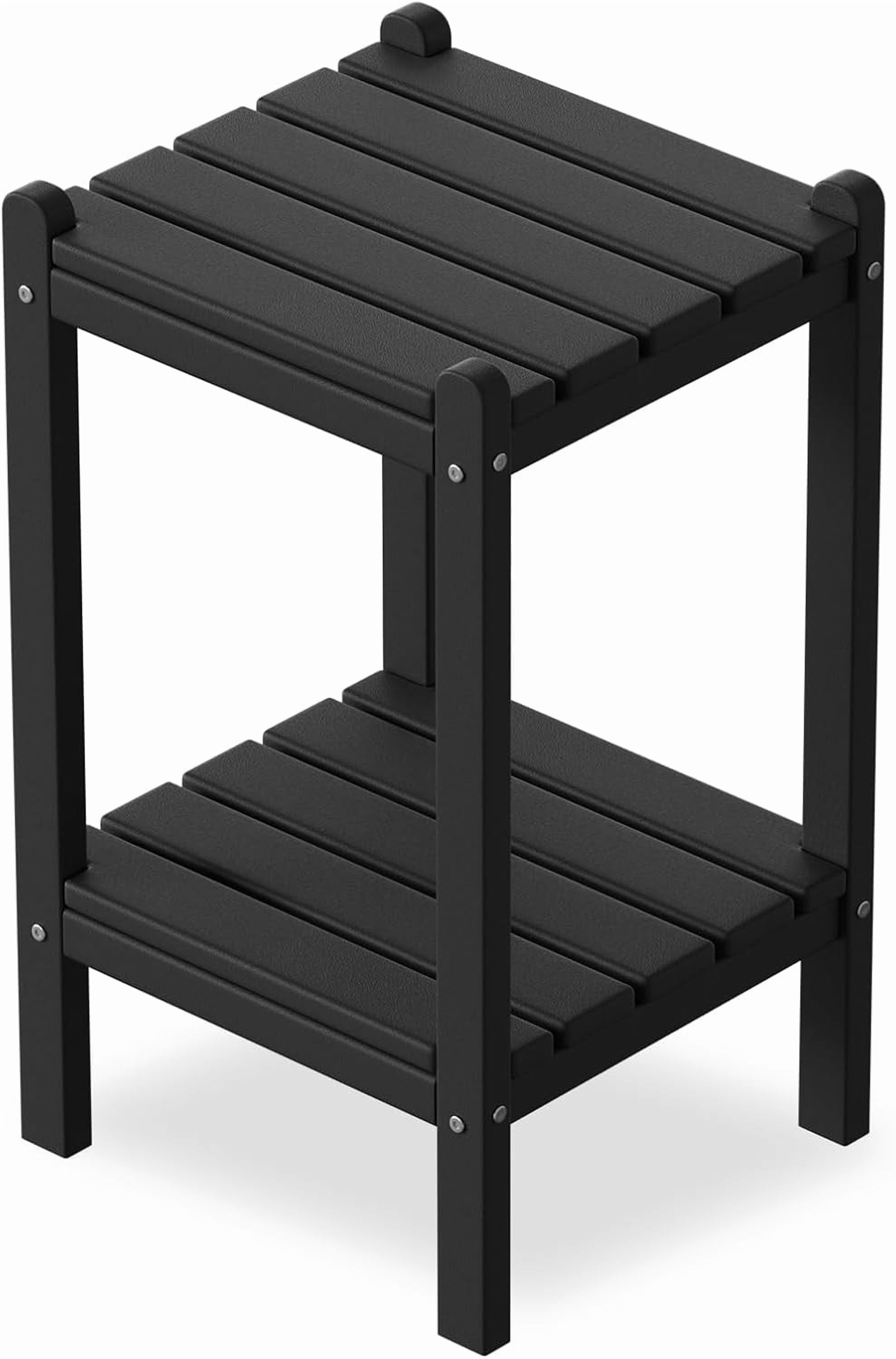 Outdoor Side Table, 26-Inch Tall Adirondack Patio Side Table, All ...